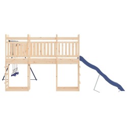 Ensemble de jeu d'extérieur bois de pin massif 