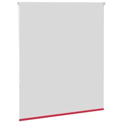 Store enrouleur occultant rouge largeur du tissu 131,6 cm 
