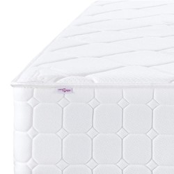 Matelas à ressorts ensachés dureté moyenne 160x200 cm 