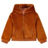 Veste à capuche pour enfants cognac 140 