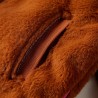 Veste à capuche pour enfants cognac 140 