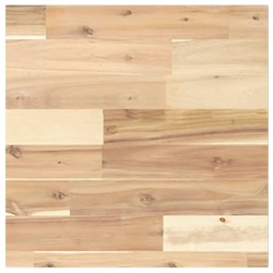 Dessus de table carré 40x40x2 cm bois massif d'acacia 