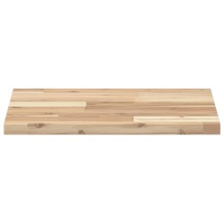 Dessus de table carré 40x40x2 cm bois massif d'acacia 