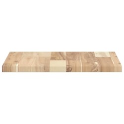 Dessus de table carré 40x40x2 cm bois massif d'acacia 