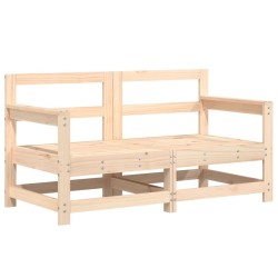Salon de jardin 7 pcs Bois de pin massif 