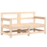 Salon de jardin 7 pcs Bois de pin massif 