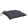 Coussins de chaise lot de 4 anthracite 40x40x7 cm tissu oxford 