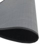 Tapis rond noir 80 cm bambou 