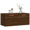 Armoire murale chêne marron 80x36,5x35 cm bois d'ingénierie 
