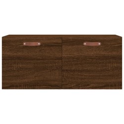 Armoire murale chêne marron 80x36,5x35 cm bois d'ingénierie 