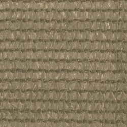 Écran de balcon Taupe 120x500 cm PEHD 