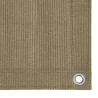 Écran de balcon Taupe 120x500 cm PEHD 