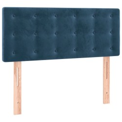 Tête de lit à LED Bleu foncé 90x5x78/88 cm Velours 