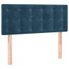 Tête de lit à LED Bleu foncé 90x5x78/88 cm Velours 