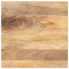 Dessus de table 60x60x2,5 cm carré bois massif manguier 