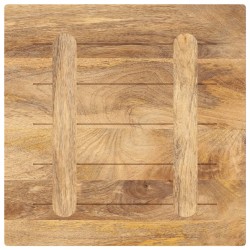 Dessus de table 60x60x2,5 cm carré bois massif manguier 