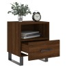 Tables de chevet 2 pcs chêne marron 40x35x47,5 cm 
