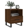Tables de chevet 2 pcs chêne marron 40x35x47,5 cm 
