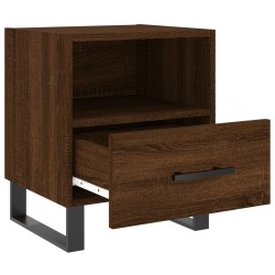 Tables de chevet 2 pcs chêne marron 40x35x47,5 cm 