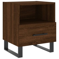 Tables de chevet 2 pcs chêne marron 40x35x47,5 cm 