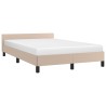 Cadre de lit sans matelas cappuccino 120x190 cm similicuir 
