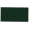 Panneaux muraux 12 pcs Vert foncé 60x30 cm Velours 2,16 m² 