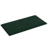 Panneaux muraux 12 pcs Vert foncé 60x30 cm Velours 2,16 m² 