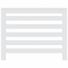 Cache-radiateur blanc 104x20x82 cm bois d'ingénierie 