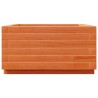 Jardinière cire marron 50x50x26,5 cm bois de pin massif 