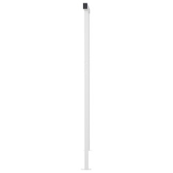 Auvent manuel rétractable avec LED 3x2,5 m Crème 