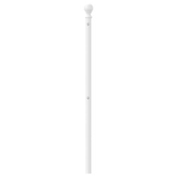 Tête de lit métal blanc 100 cm 