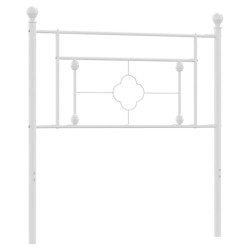 Tête de lit métal blanc 100 cm 