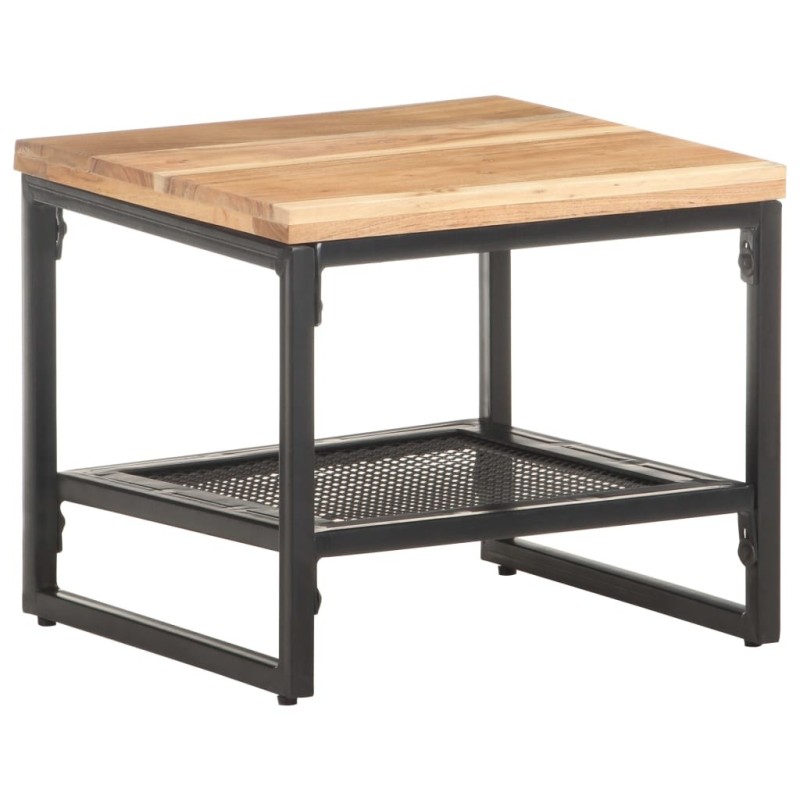 Table d'appoint 40x40x35 cm Bois d'acacia massif Table d'appoint 40x40x35 cm Bois d'acacia massif