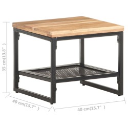 Table d'appoint 40x40x35 cm Bois d'acacia massif 