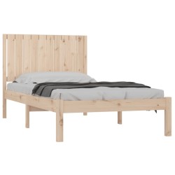 Cadre de lit sans matelas 100x200 cm bois massif de pin 