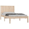 Cadre de lit sans matelas 100x200 cm bois massif de pin 
