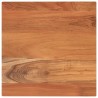 Dessus de table 60x60x3,8 cm carré bois massif d'acacia 