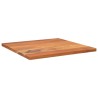 Dessus de table 60x60x3,8 cm carré bois massif d'acacia 