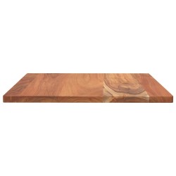 Dessus de table 60x60x3,8 cm carré bois massif d'acacia 