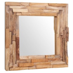 Miroir décoratif Teck 60x60 cm Carré 
