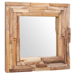 Miroir décoratif Teck 60x60 cm Carré 