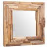 Miroir décoratif Teck 60x60 cm Carré 