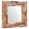 Miroir décoratif Teck 60x60 cm Carré 