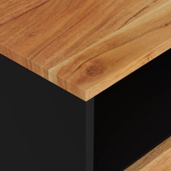 Table de chevet 50x33x62cm Bois d'acacia solide et d'ingénierie 