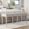 Banc Gris clair 110x40x70 cm Velours 