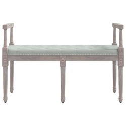 Banc Gris clair 110x40x70 cm Velours 