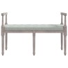 Banc Gris clair 110x40x70 cm Velours 