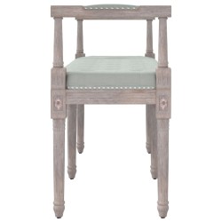 Banc Gris clair 110x40x70 cm Velours 