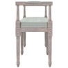 Banc Gris clair 110x40x70 cm Velours 