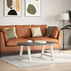 Pieds de table basse en forme de A, 2 pièces, blanc, 60 x (42-43) cm, acier 